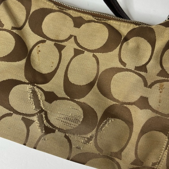 COACH SIGNATURE HOBO SHOULDER HANDBAG - Picture 6 of 14